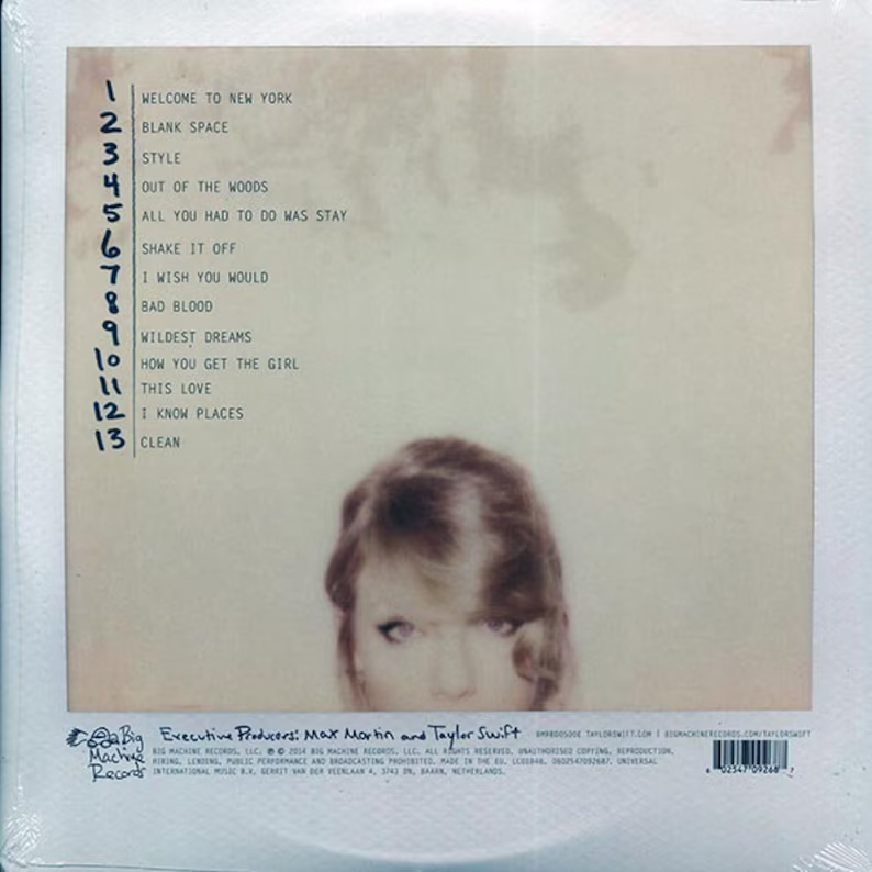 Taylor Swift - 1989 (2xLP, Album, RSD, Ltd, Num, RE, Pin)